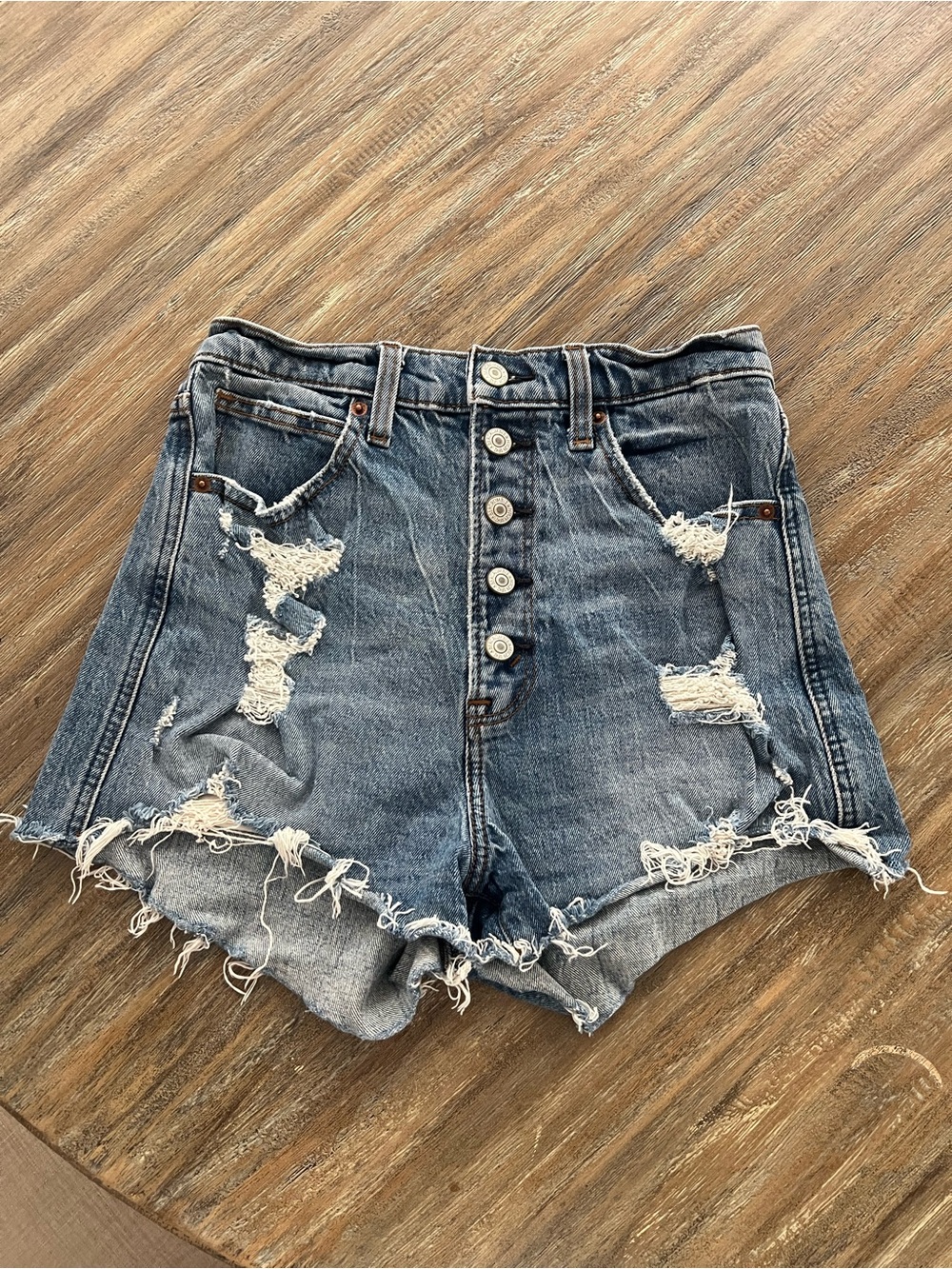 A&F Highrise Mom Short - 4